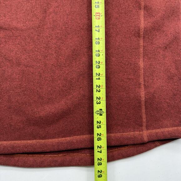 Eddie Bauer 1/4 Zip Fleece Pullover Mens XL Red Long Sleeve Outdoor Pullover - Picture 5 of 6
